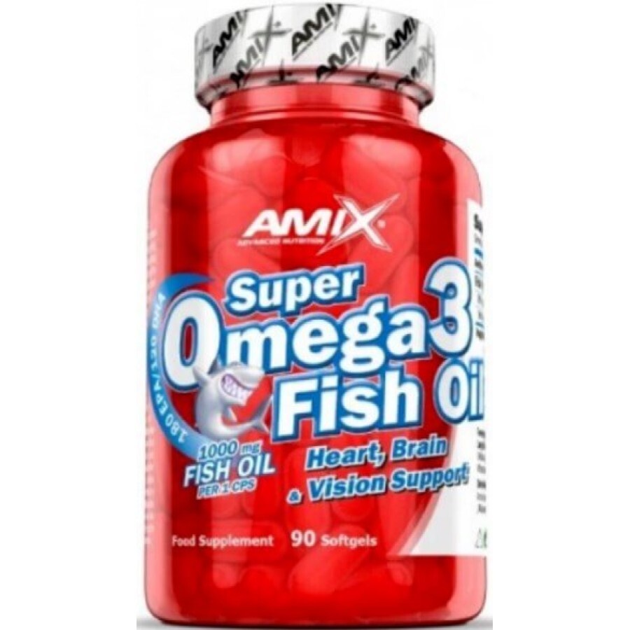 Омега 3 Amix Super Omega 3 Fish Oil 1000 мг, 90 софтгель: цены и характеристики