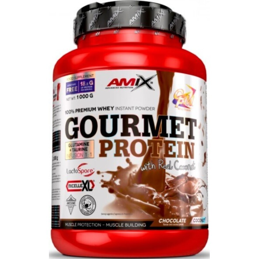 Протеин Amix Gourmet Protein Chocolate-Coconut, 1000г: цены и характеристики