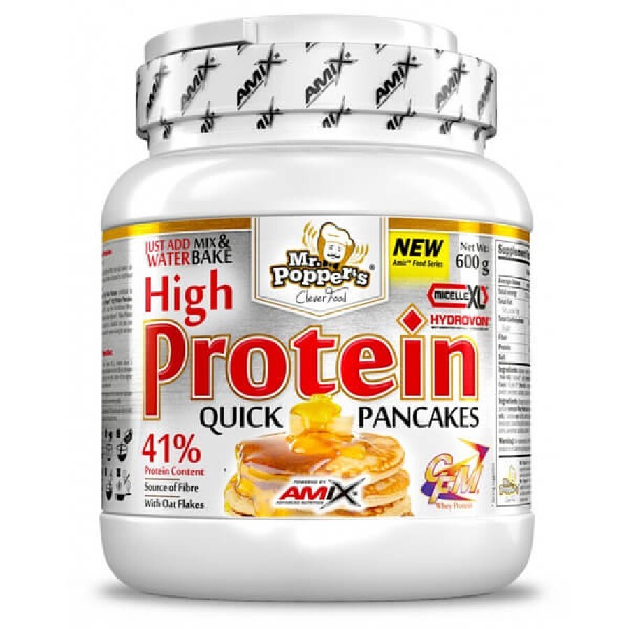 Протеиновые панкейки Amix Mr.Popper´s - High Protein Pancakes chocolate-coconut, 600 г: цены и характеристики
