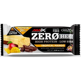 Протеїновий батончик Amix Low-Carb ZeroHero Protein Bar Tropical Mango, 65 г