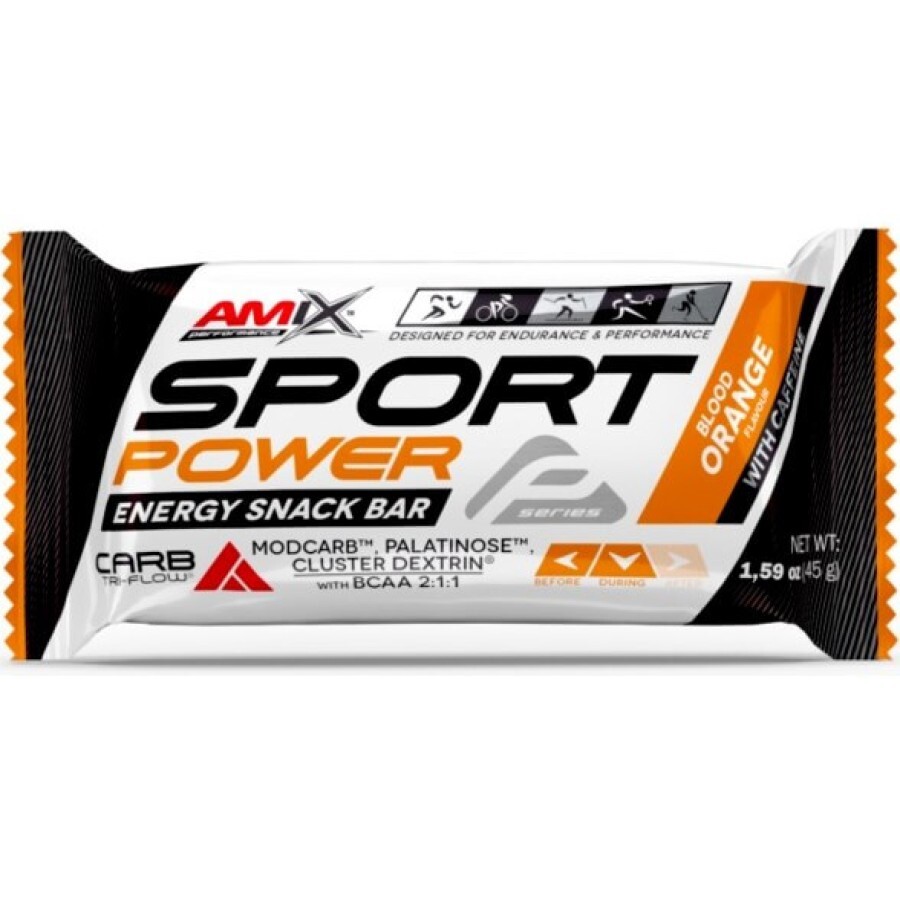 Протеиновый батончик Amix Performance Amix Sport Power Energy Cake Caffeine - blood orange, 45 г: цены и характеристики