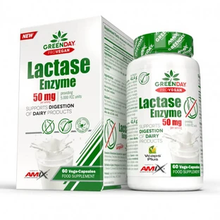 Растительный комплекс Amix GreenDay ProVegan Lactase Enzyme, 60 веганских капсул