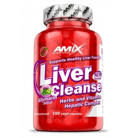 Рослинний комплекс Amix Liver Cleanse, 100 капсул