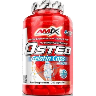 Хондропротектор для спорта Amix OsteoGelatine + MSM, 200 капсул