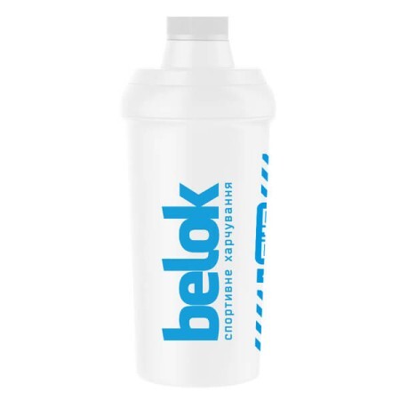 Шейкер Belok + QR Shaker bottle Clear White, 750 мл