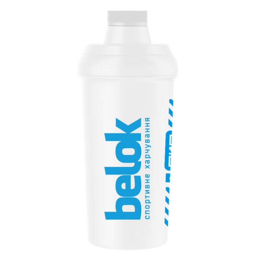 Шейкер Belok + QR Shaker bottle Clear White, 750 мл: цены и характеристики