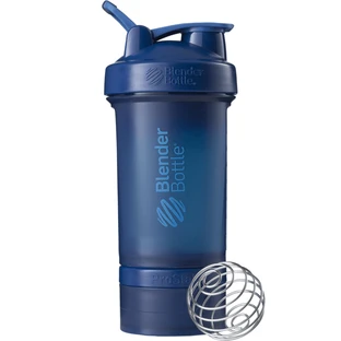 Шейкер BlenderBottle ProStak Navy з кулькою, 650 мл