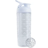 Шейкер BlenderBottle Sleek (Clamshell Patern) White/White c шариком, 820 мл