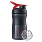 Шейкер BlenderBottle SportMixe Black/Redr з кулькою, 590 мл