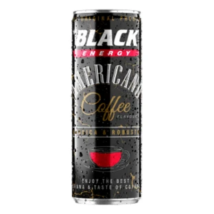 Енергетичний напій Black Americano Coffee, 250 мл