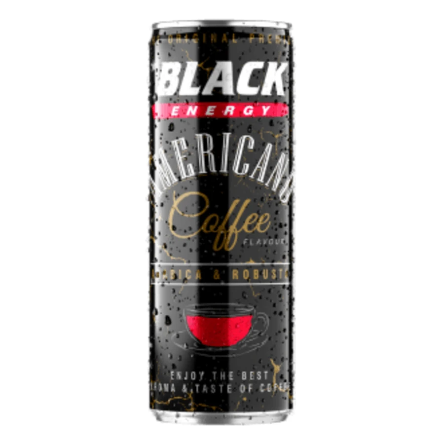 Енергетичний напій Black Americano Coffee, 250 мл: ціни та характеристики