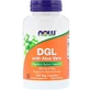 Лакриця і Алоэ Вера, DGL with Aloe Vera, Now Foods, 400 мг, 100 капсул