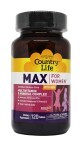 Мультивітаміни та Мінерали для Жінок, Max for Women, Country Life, 120 таблеток