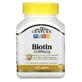 Біотин, 10 000 мкг, Biotin, 21st Century, 120 капсул