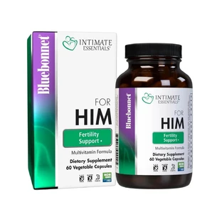 Комплекс для Него, поддержка фертильности, Intimate Essenitals для Him Fertility Support Multivitamins, Bluebonnet Nutrition, 60 вегетарианских капсул