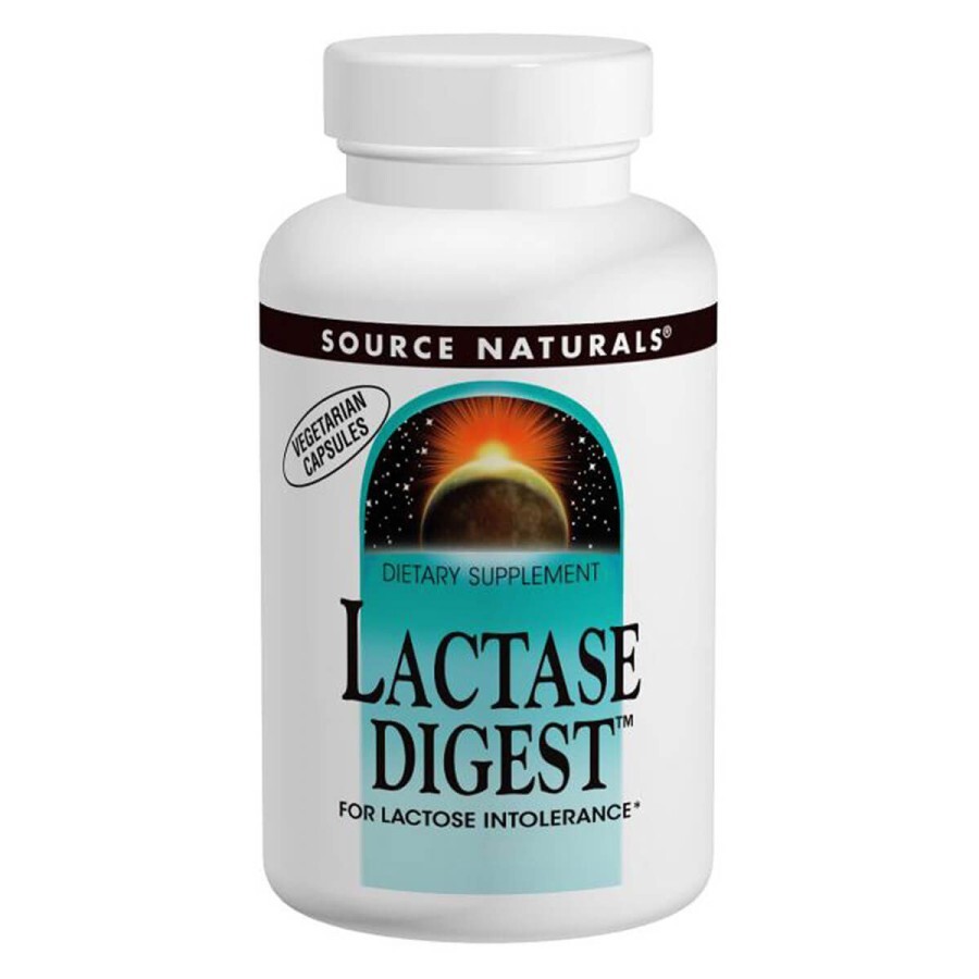 Лактаза, Lactase Digest, Source Naturals, 180 гелевих капсул: ціни та характеристики