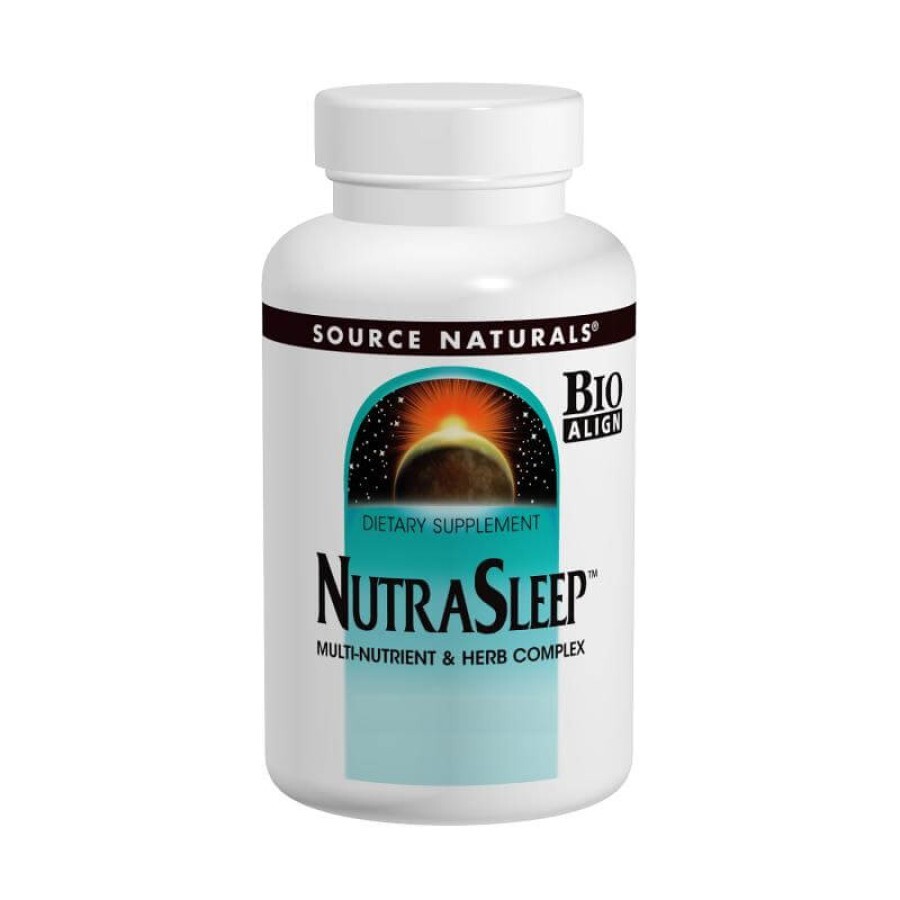 Комплекс для здорового сна, Nutra Sleep, Source Naturals, 100 таблеток: цены и характеристики