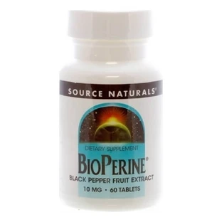 Биоперин (Экстракт Черного Перца) 10мг, Source Naturals, 60 таблеток
