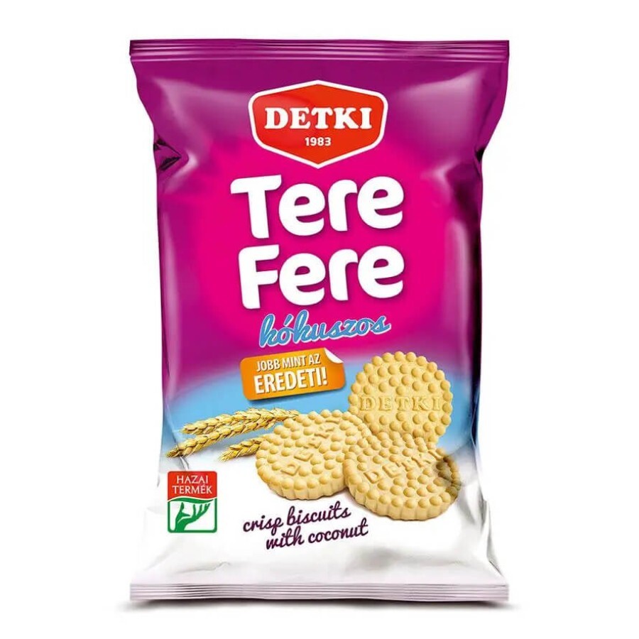 Хрустке печиво "Tere-fere" Detki зі смаком кокосу, 180 г: ціни та характеристики