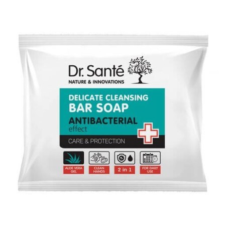 Тверде мило Dr.Sante Care & Protection Bar Soap Антибактеріальний эффект, 100 г