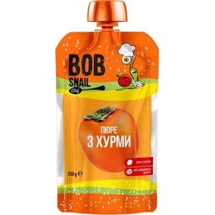 Фруктовое пюре Bob Snail Хурма Шарон 250 г