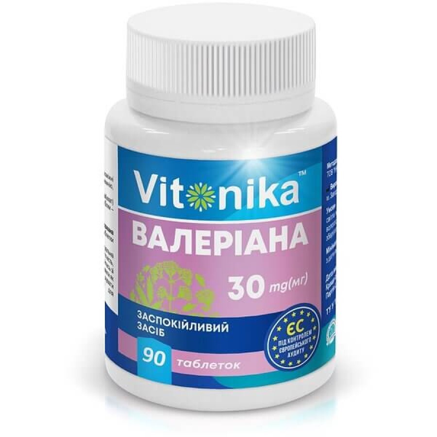 Валериана 30 мг табл №90 Vitonika отзывы