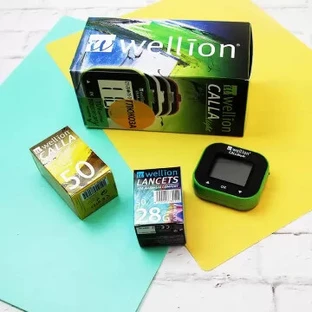ГЛЮКОМЕТР ВЕЛЛІОН КАЛА WELLION CALA LIGHT + тест-смужки №100