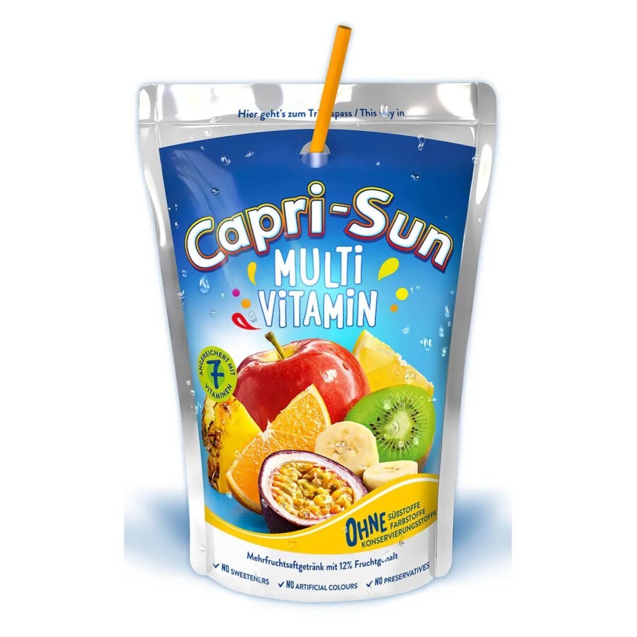 Сік капризон Capri Sun Multivitamin 200ml: ціни та характеристики