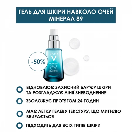 Веши Минерал 89 гель-бустер 8 Марта (-50% на средство для глаз) НАБОР: цены и характеристики