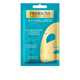 Зволожувальна тканинна маска для обличчя Perfecta 3xHyaluron Hydro Sheet Face Mask Hyper Moisturising 20 мл