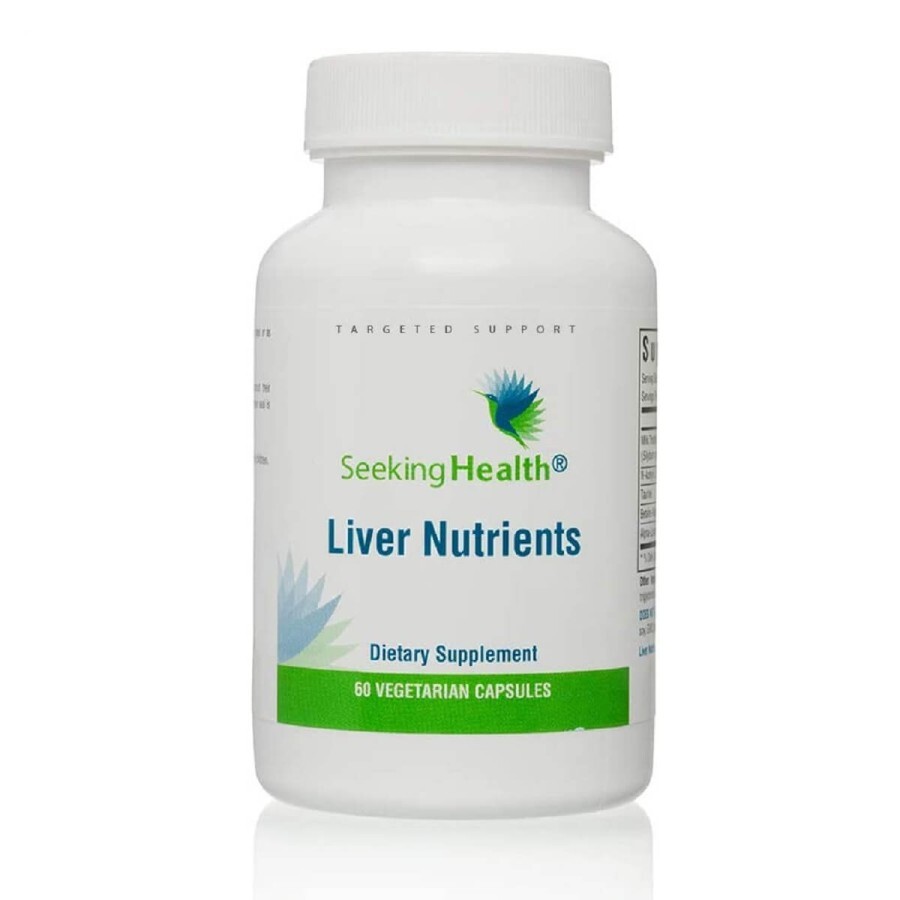 Поживні речовини для печінки, Liver Nutrients, Seeking Health, 60 вегетаріанських капсул: ціни та характеристики
