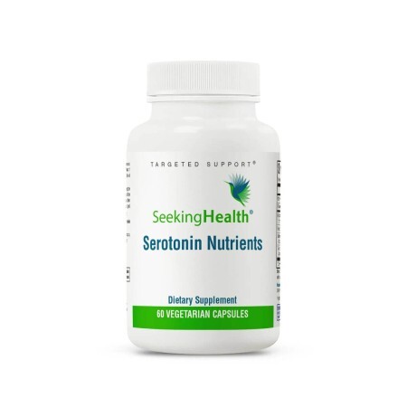 Повышение Серотонина, Serotonin Nutrients, Seeking Health, 60 вегетарианских капсул