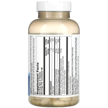 Таурат Магнію 400 мг, Magnesium Taurate+, KAL, 180 таблеток: ціни та характеристики
