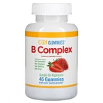 B-Комплекс, вкус клубники, B Complex Gummies, California Gold Nutrition, 45 жевательных конфет: цены и характеристики