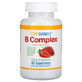 B-Комплекс, смак полуниці, B Complex Gummies, California Gold Nutrition, 45 жувальних цукерок
