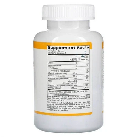 B-Комплекс, вкус клубники, B Complex Gummies, California Gold Nutrition, 45 жевательных конфет: цены и характеристики