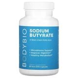 Бутират натрия, Sodium Butyrate, BodyBio, 60 капсул