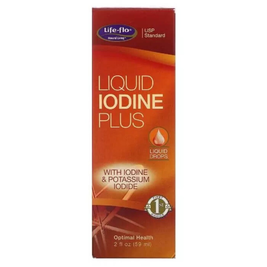 Рідкий Йод плюс, Liquid Iodine Plus, Life-flo, 59 мл (2 рідкі унції): ціни та характеристики