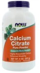 Цитрат кальция в порошке, Calcium Citrate, Pure Powder, NOW Foods, 227 гр