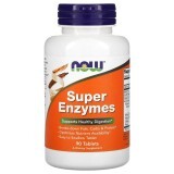 Суперферменты, Super Enzymes, NOW Foods, 90 таблеток
