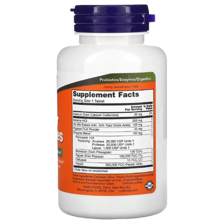 Суперферменти, Super Enzymes, NOW Foods, 90 таблеток: ціни та характеристики