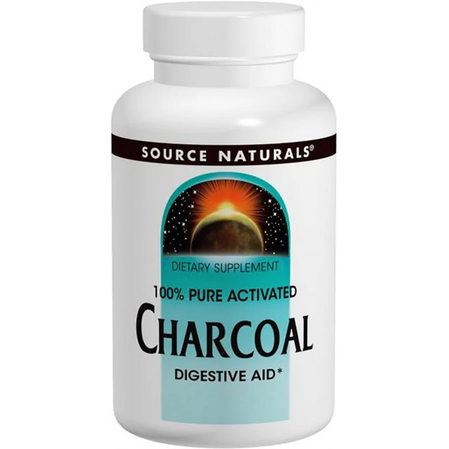 Натуральна добавка Source Naturals Вугілля 260 мг 200 капсул: ціни та характеристики