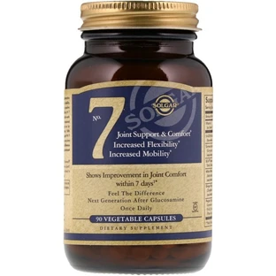 Комплекс Комфорт и Поддержка Суставов, No.7 Joint Support, Solgar, 90 гелевых капсул