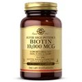 Биотин (В7) 10 000 мкг, Biotin, Solgar, 120 вегетарианских капсул
