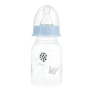 Бутылочка пластиковая Baby-Nova "Декор", 120 мл для мальчиков