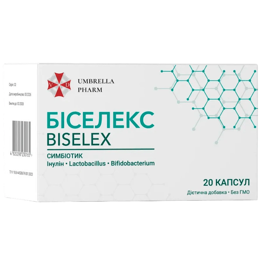 Биселекс капсулы по 500 мг №20: цены и характеристики