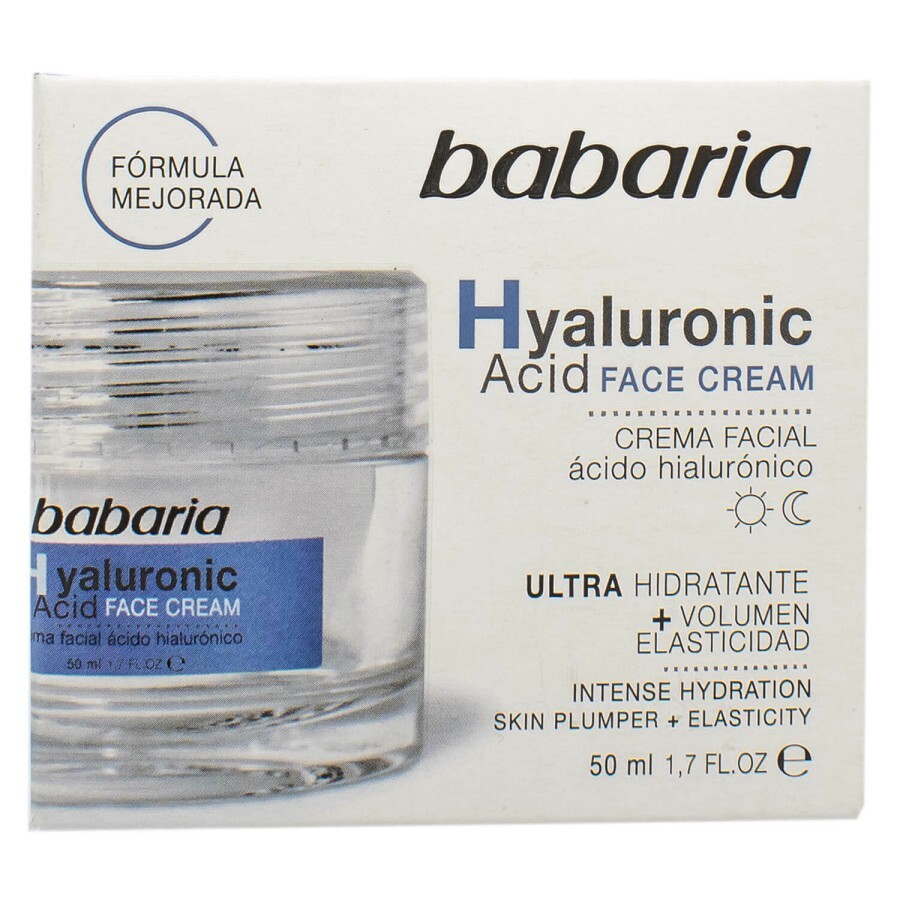 Крем для обличчя BABARIA з гіалуроновою кислотою 50 мл: ціни та характеристики