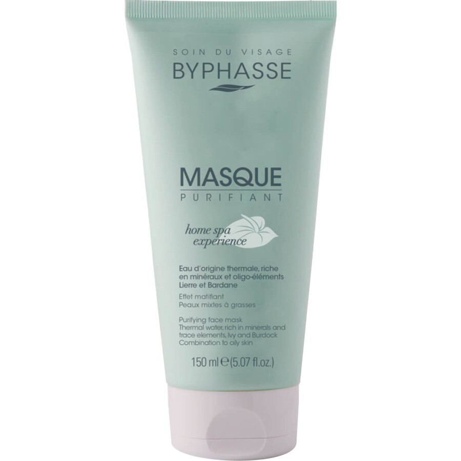 Маска для обличчя BYPHASSE Home Spa Experience очищуюча для комбінованої та жирної шкіри 150 мл: ціни та характеристики