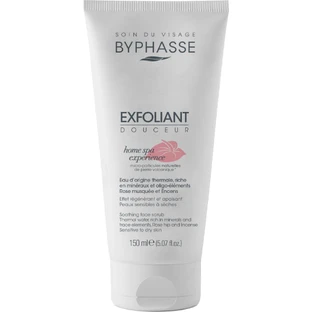 Скраб для лица BYPHASSE Home Spa Experience успокаивающий для чувствительной и сухой кожи 150 мл
