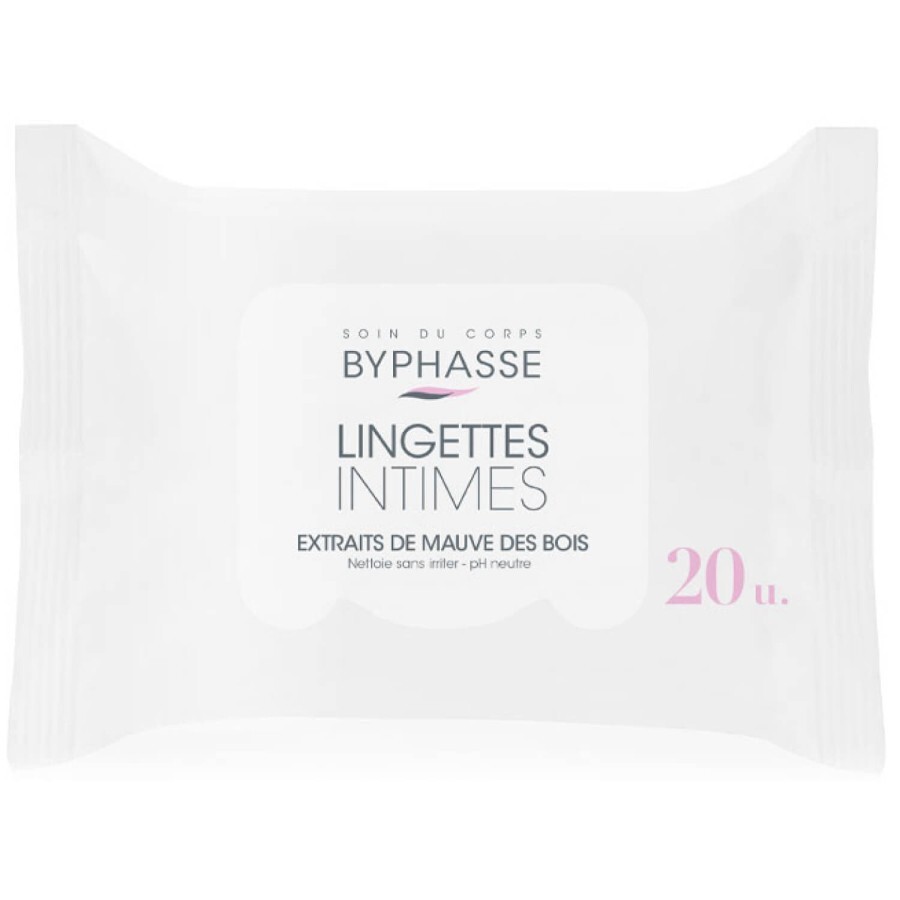 Серветки для інтимної гігієни BYPHASSE 20 шт: ціни та характеристики